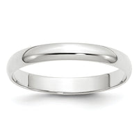 14KW 3mm LTW Half Round Band-WHRL030