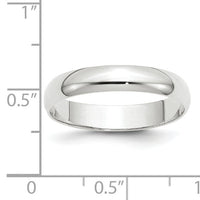 14KW 4mm LTW Half Round Band-WHRL040