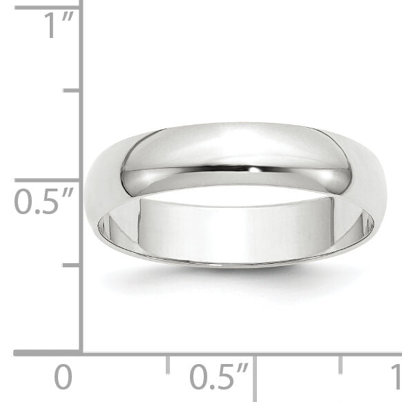14KW 5mm LTW Half Round Band-WHRL050
