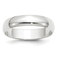 14KW 5mm LTW Half Round Band-WHRL050