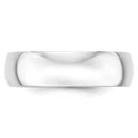 14KW 6mm LTW Half Round Band-WHRL060