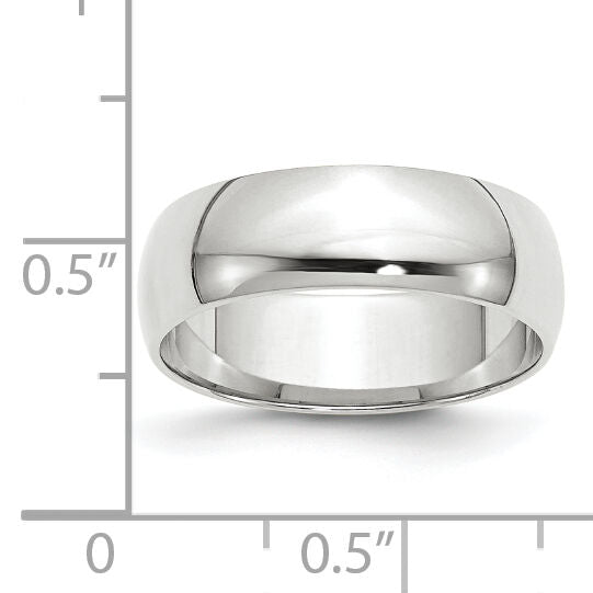 14KW 6mm LTW Half Round Band-WHRL060