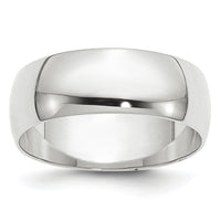 14KW 6.5mm LTW Half Round Band-WHRL065
