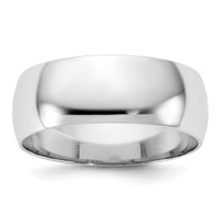 14KW 7mm LTW Half Round Band-WHRL070