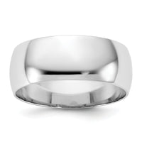 14KW 7.5mm LTW Half Round Band-WHRL075