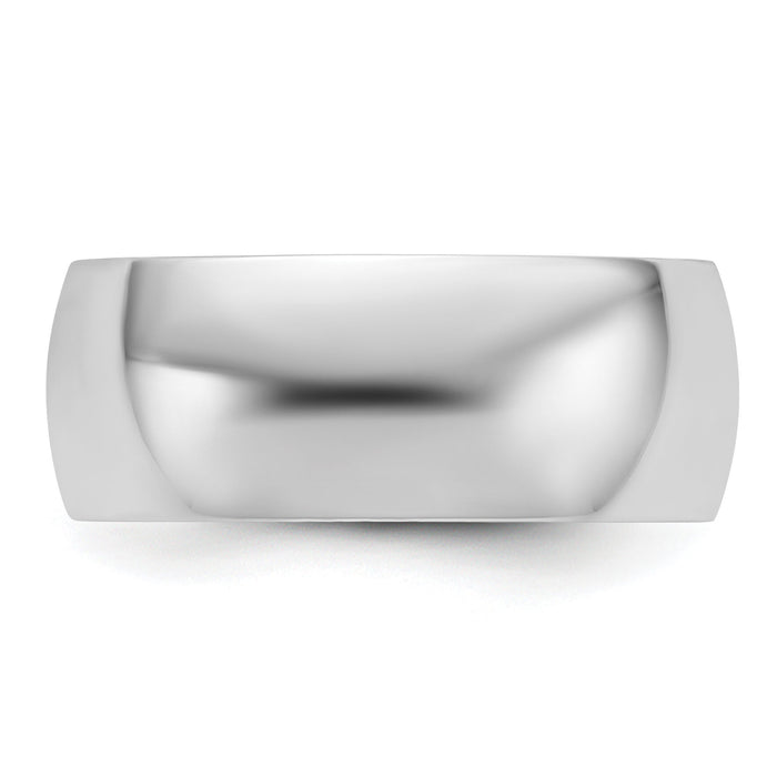 14KW 8mm LTW Half Round Band-WHRL080