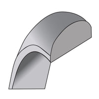 14KW 2.5mm LTW Half Round Band-WHRL025