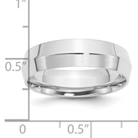 14KW 6mm Knife Edge Comfort Fit Band-WKEC060