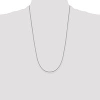 14k White Gold .95mm Box Chain-WLB095-26