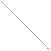 14k White Gold .95mm Box Chain-WLB095-8