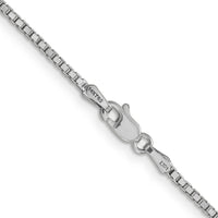 14k White Gold 1.5mm Box Chain-WLB150-26