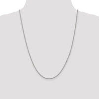 14k White Gold 1.5mm Box Chain-WLB150-24