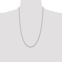 14k White Gold 1.5mm Box Chain-WLB150-26