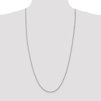 14k White Gold 1.5mm Box Chain-WLB150-30