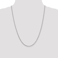14k White Gold 1.9mm Box Chain-WLB200-24