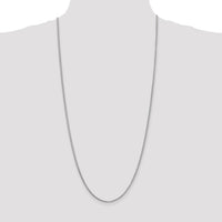 14k White Gold 1.9mm Box Chain-WLB200-30
