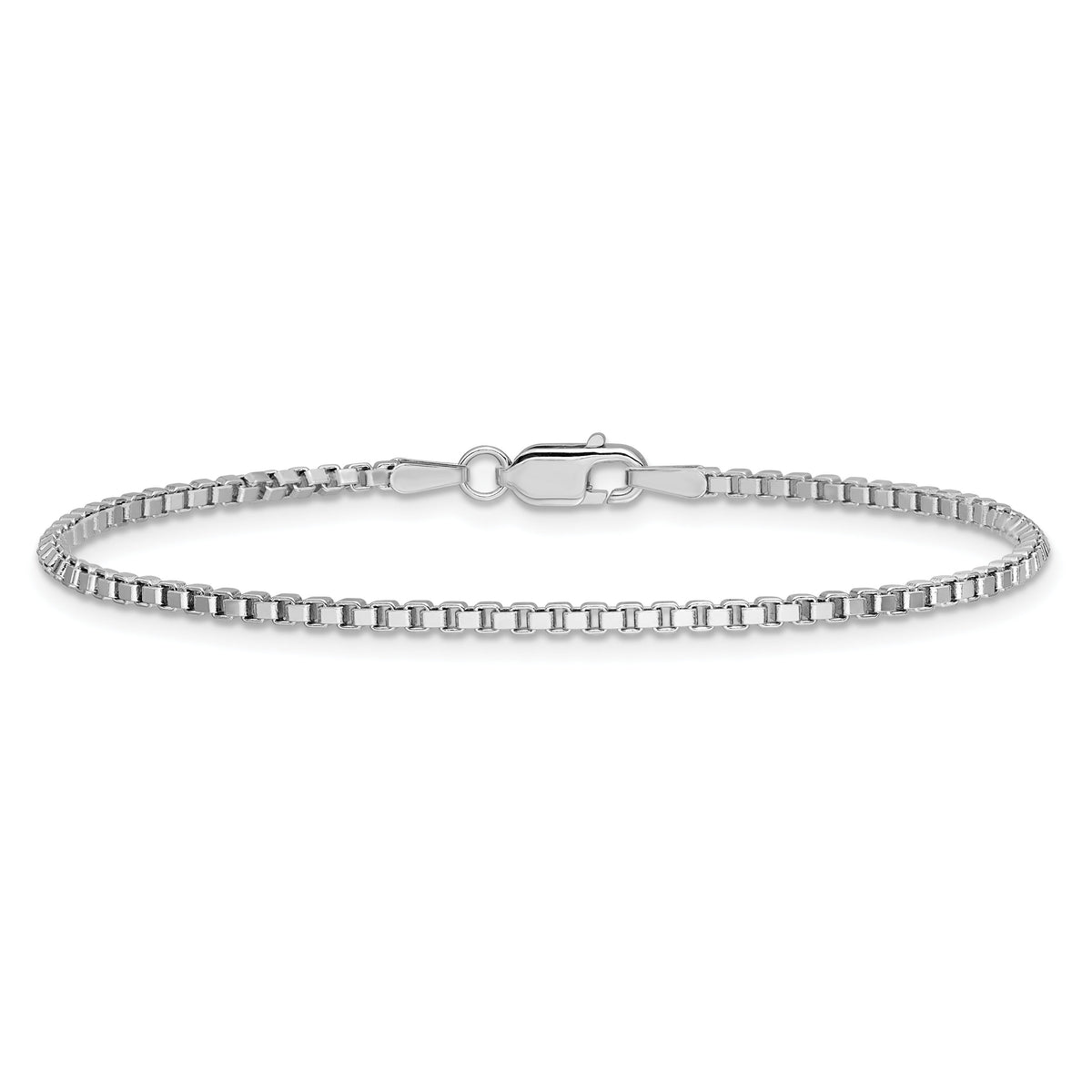 14k White Gold 1.9mm Box Chain-WLB200-7