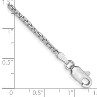 14k White Gold 1.9mm Box Chain-WLB200-7