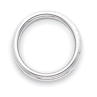 14KW 3mm Milgrain Half Round Band-WM030