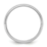 14KW 5.5mm Milgrain Half Round Band-WM055