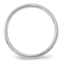 14KW 4mm Milgrain Comfort Fit Band-WMC040