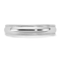 14KW 4.5mm Milgrain Comfort Fit Band-WMC045