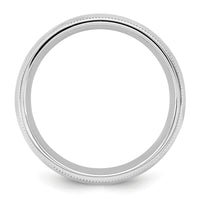 14KW 5.5mm Milgrain Comfort Fit Band-WMC055