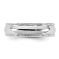 14KW 5.5mm Milgrain Comfort Fit Band-WMC055