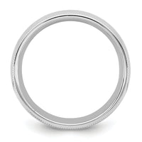 14KW 6.5mm Milgrain Comfort Fit Band-WMC065