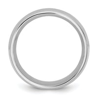14KW 8mm Milgrain Comfort Fit Band-WMC080