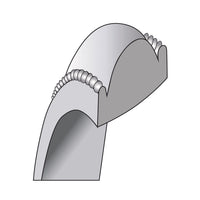 14KW 3mm Milgrain Comfort Fit Band-WMC030