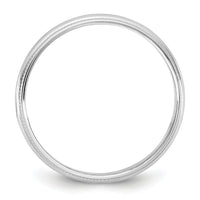 14KW 3.5mm LTW Milgrain Half Round Band-WML035