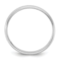 14KW 4.5mm LTW Milgrain Half Round Band-WML045
