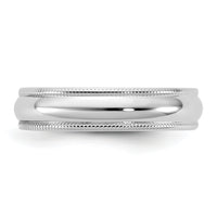14KW 4.5mm LTW Milgrain Half Round Band-WML045
