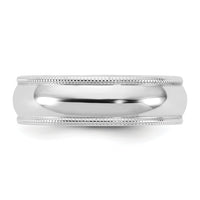 14KW 5.5mm LTW Milgrain Half Round Band-WML055