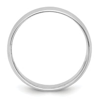 14KW 6.5mm LTW Milgrain Half Round Band-WML065