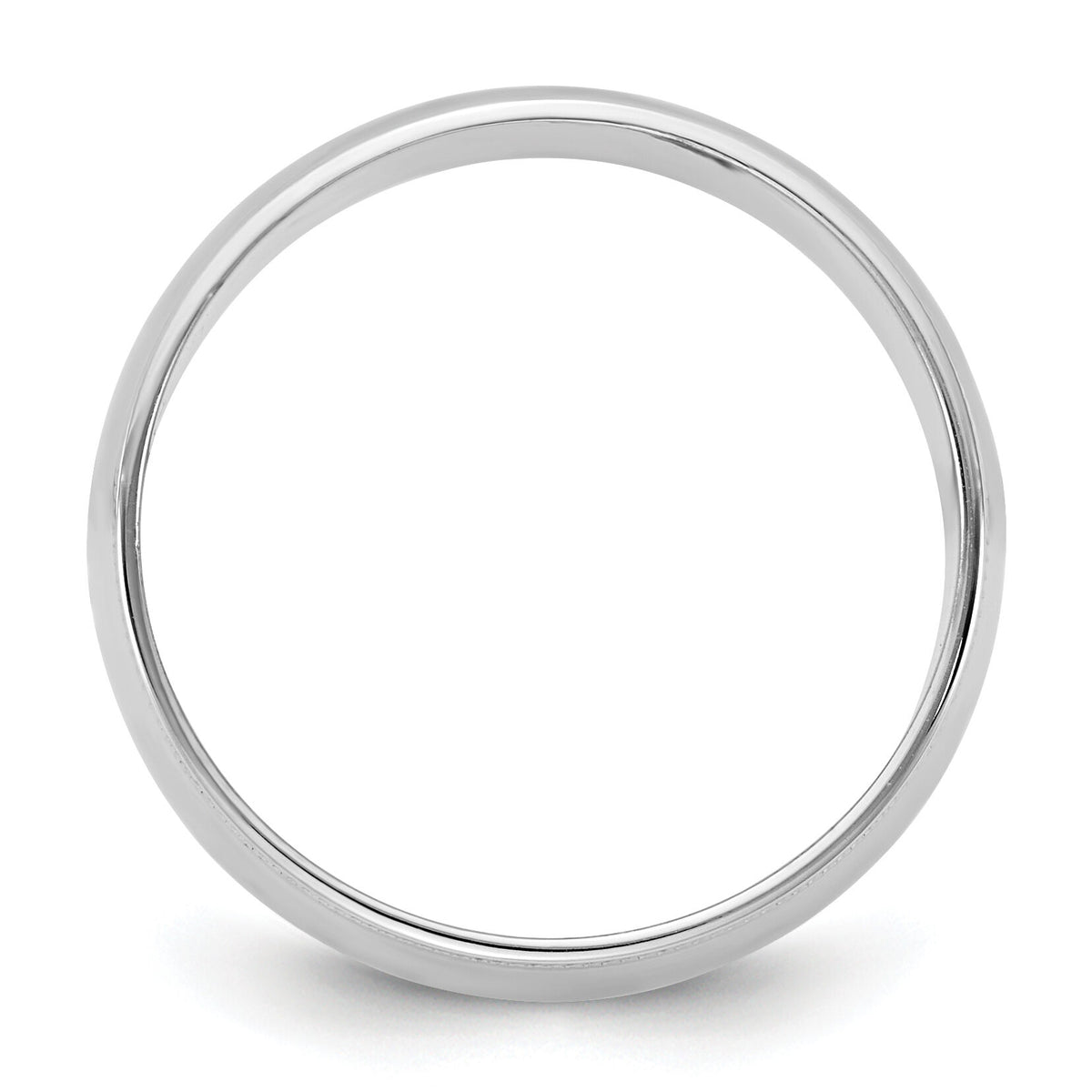 14KW 7mm LTW Milgrain Half Round Band-WML070