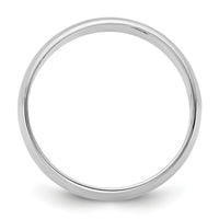 14KW 7mm LTW Milgrain Half Round Band-WML070