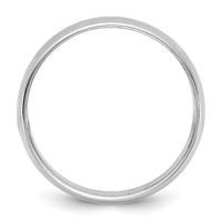 14KW 8mm LTW Milgrain Half Round Band-WML080