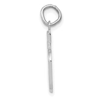 14kw Medium Polished Number 5 Charm-WMP05