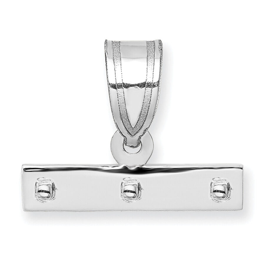 14kw Medium Polished Top Charm-WMPTOP