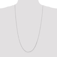14k White Gold .5mm Octagonal Snake Chain-WOS060-30