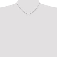 14k White Gold .6mm Octagonal Snake Chain-WOS080-16