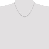 14k White Gold .6mm Octagonal Snake Chain-WOS080-18