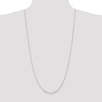 14k White Gold .9 mm Octagonal Snake Chain-WOS120-30