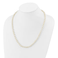 14k WG 6-7mm White Freshwater Cultured Pearl 20in Necklace-WPN060W-20