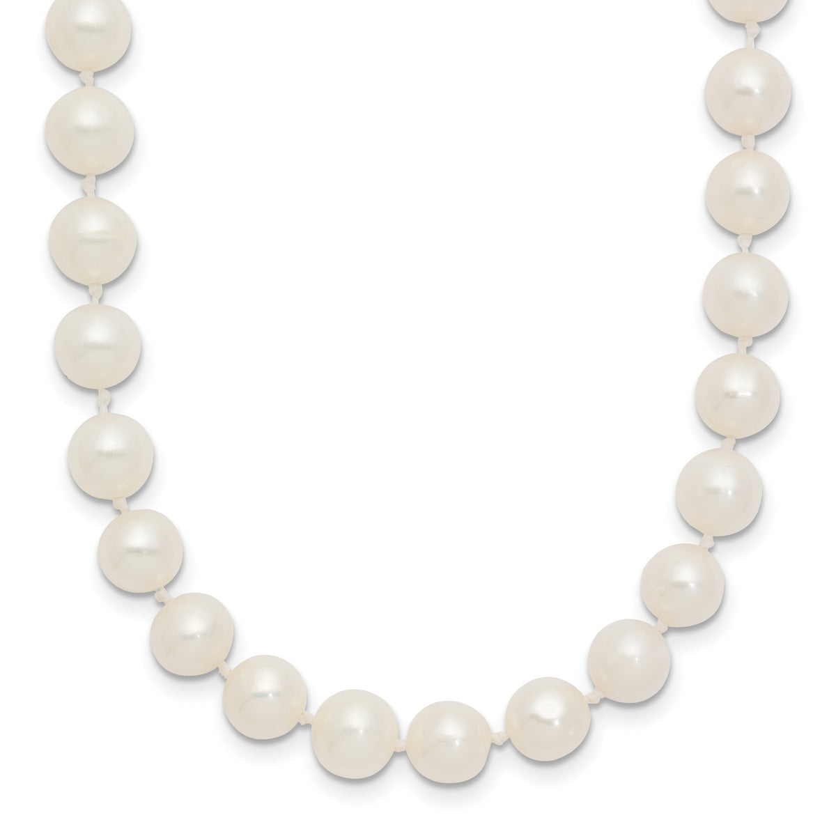 14k WG 6-7mm Near Rnd Wht Freshwater Cultured Pearl 18in Necklace-WPN060W-18