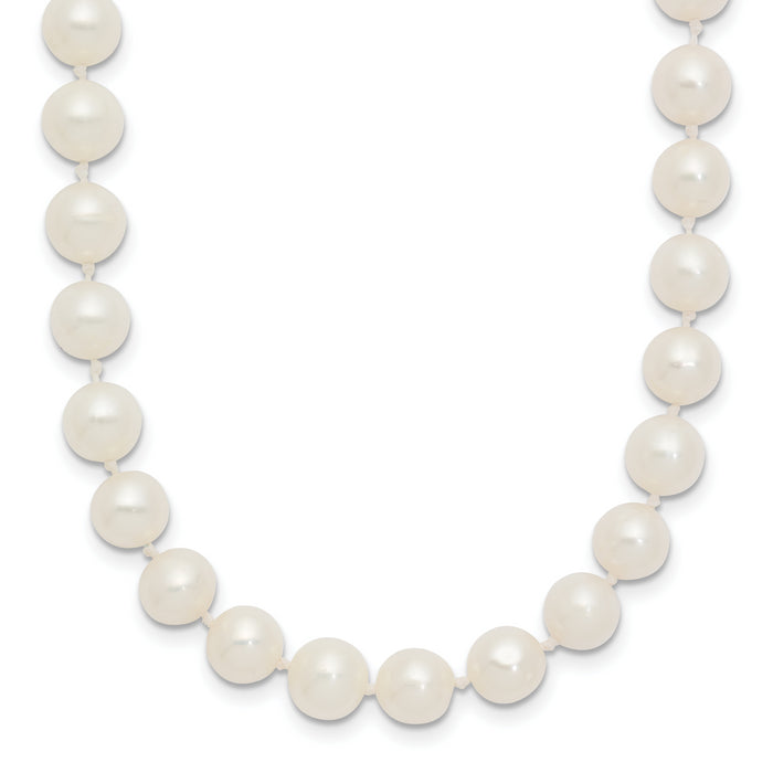 14k WG 6-7mm White Freshwater Cultured Pearl 24in Necklace-WPN060W-24