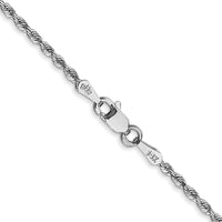 14k White Gold 1.85mm D/C Quadruple Rope Chain-WQT014-16