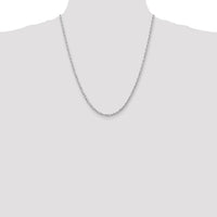 14k White Gold 3.0mm D/C Quadruple Rope Chain-WQT023-22